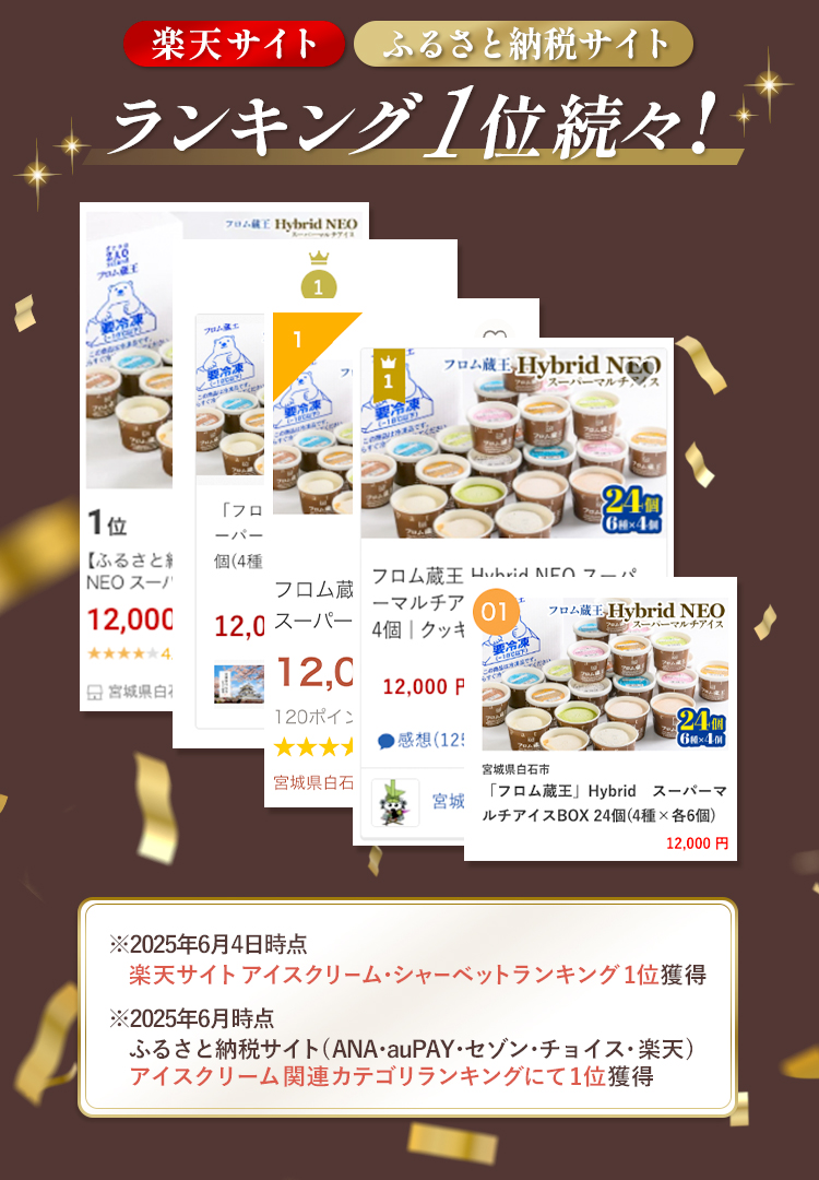 新発想のアイスクリーム hybridマルチアイス