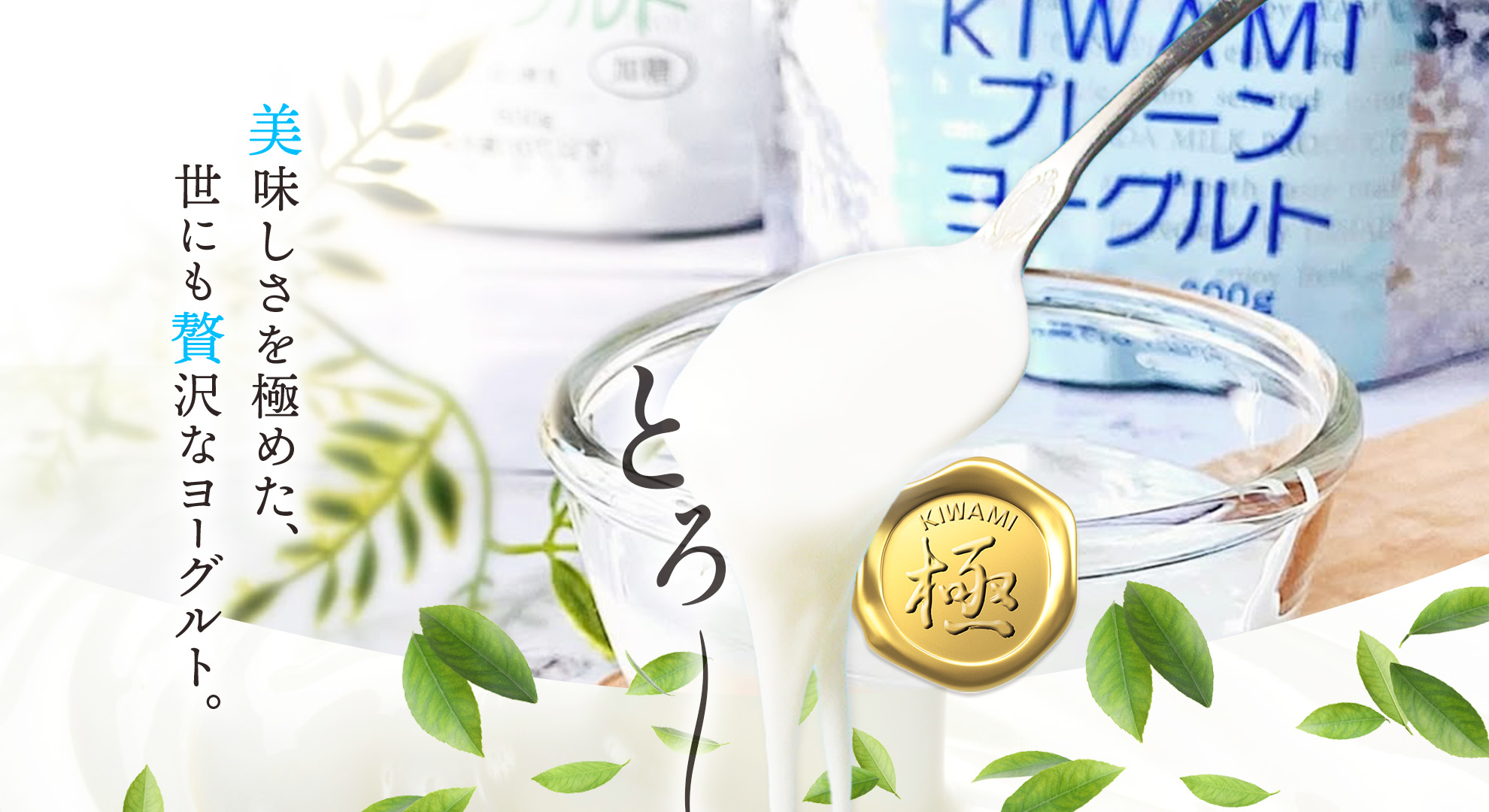 なめらかもっちり食感 極ヨーグルト